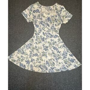 ✨ Vintage 80s Ms Conduct Floral Cottagecore Dress - Size S ✨